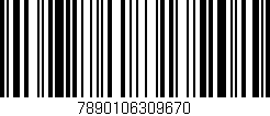 Código de barras (EAN, GTIN, SKU, ISBN): '7890106309670'