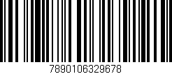 Código de barras (EAN, GTIN, SKU, ISBN): '7890106329678'