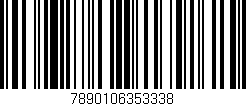 Código de barras (EAN, GTIN, SKU, ISBN): '7890106353338'