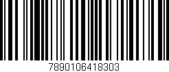 Código de barras (EAN, GTIN, SKU, ISBN): '7890106418303'