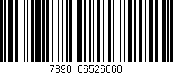 Código de barras (EAN, GTIN, SKU, ISBN): '7890106526060'