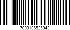 Código de barras (EAN, GTIN, SKU, ISBN): '7890106526343'