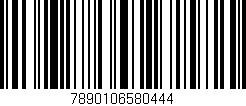 Código de barras (EAN, GTIN, SKU, ISBN): '7890106580444'