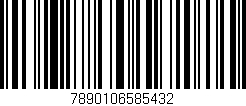 Código de barras (EAN, GTIN, SKU, ISBN): '7890106585432'