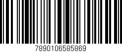 Código de barras (EAN, GTIN, SKU, ISBN): '7890106585869'