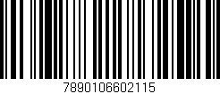 Código de barras (EAN, GTIN, SKU, ISBN): '7890106602115'