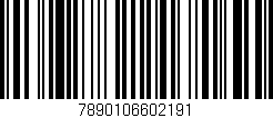 Código de barras (EAN, GTIN, SKU, ISBN): '7890106602191'
