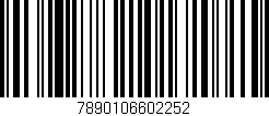 Código de barras (EAN, GTIN, SKU, ISBN): '7890106602252'