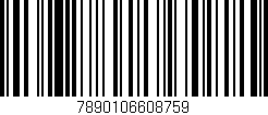 Código de barras (EAN, GTIN, SKU, ISBN): '7890106608759'