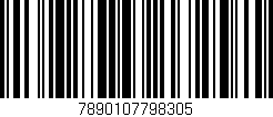 Código de barras (EAN, GTIN, SKU, ISBN): '7890107798305'