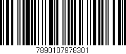 Código de barras (EAN, GTIN, SKU, ISBN): '7890107978301'