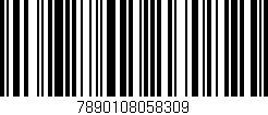 Código de barras (EAN, GTIN, SKU, ISBN): '7890108058309'