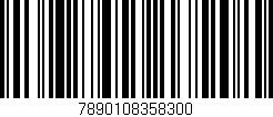 Código de barras (EAN, GTIN, SKU, ISBN): '7890108358300'