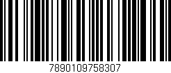Código de barras (EAN, GTIN, SKU, ISBN): '7890109758307'