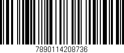Código de barras (EAN, GTIN, SKU, ISBN): '7890114208736'