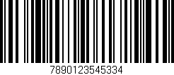 Código de barras (EAN, GTIN, SKU, ISBN): '7890123545334'
