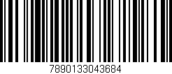 Código de barras (EAN, GTIN, SKU, ISBN): '7890133043684'