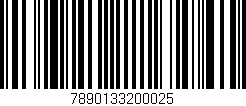 Código de barras (EAN, GTIN, SKU, ISBN): '7890133200025'