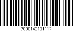 Código de barras (EAN, GTIN, SKU, ISBN): '7890142181117'