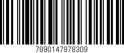 Código de barras (EAN, GTIN, SKU, ISBN): '7890147978309'
