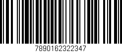 Código de barras (EAN, GTIN, SKU, ISBN): '7890162322347'