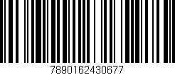 Código de barras (EAN, GTIN, SKU, ISBN): '7890162430677'