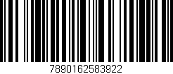 Código de barras (EAN, GTIN, SKU, ISBN): '7890162583922'