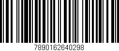Código de barras (EAN, GTIN, SKU, ISBN): '7890162640298'