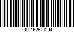 Código de barras (EAN, GTIN, SKU, ISBN): '7890162640304'