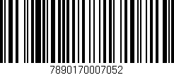 Código de barras (EAN, GTIN, SKU, ISBN): '7890170007052'