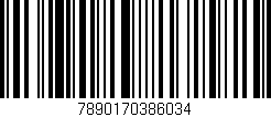 Código de barras (EAN, GTIN, SKU, ISBN): '7890170386034'