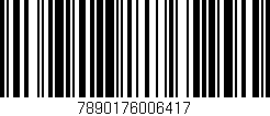 Código de barras (EAN, GTIN, SKU, ISBN): '7890176006417'