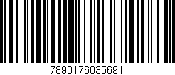 Código de barras (EAN, GTIN, SKU, ISBN): '7890176035691'