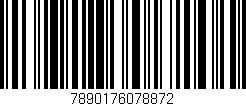 Código de barras (EAN, GTIN, SKU, ISBN): '7890176078872'