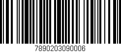 Código de barras (EAN, GTIN, SKU, ISBN): '7890203090006'