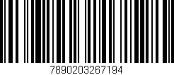 Código de barras (EAN, GTIN, SKU, ISBN): '7890203267194'