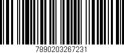 Código de barras (EAN, GTIN, SKU, ISBN): '7890203267231'