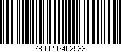 Código de barras (EAN, GTIN, SKU, ISBN): '7890203402533'