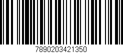 Código de barras (EAN, GTIN, SKU, ISBN): '7890203421350'
