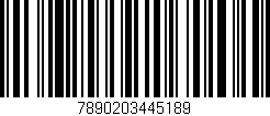Código de barras (EAN, GTIN, SKU, ISBN): '7890203445189'
