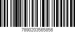Código de barras (EAN, GTIN, SKU, ISBN): '7890203565856'