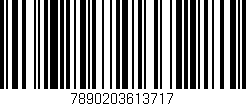 Código de barras (EAN, GTIN, SKU, ISBN): '7890203613717'