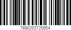 Código de barras (EAN, GTIN, SKU, ISBN): '7890203725854'