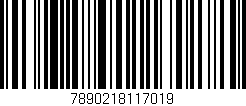 Código de barras (EAN, GTIN, SKU, ISBN): '7890218117019'