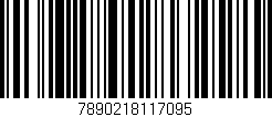 Código de barras (EAN, GTIN, SKU, ISBN): '7890218117095'