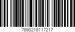 Código de barras (EAN, GTIN, SKU, ISBN): '7890218117217'