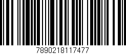 Código de barras (EAN, GTIN, SKU, ISBN): '7890218117477'