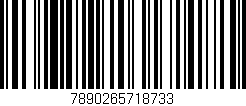 Código de barras (EAN, GTIN, SKU, ISBN): '7890265718733'