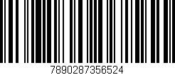 Código de barras (EAN, GTIN, SKU, ISBN): '7890287356524'