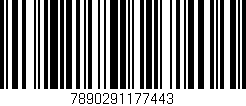 Código de barras (EAN, GTIN, SKU, ISBN): '7890291177443'
